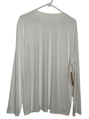 Skims Men's Long-Sleeve Outdoor Jersey Shirt NWT in Chalk Size Large